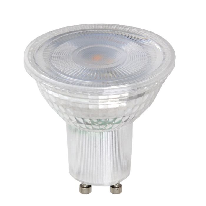 Dimmbare transparante GU10 LED Lichtquelle Antonie, 5w, Warmweiß