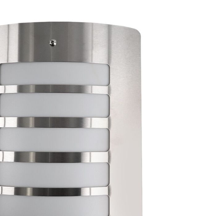Moderne Außenleuchte Silber, Manuel, IP44