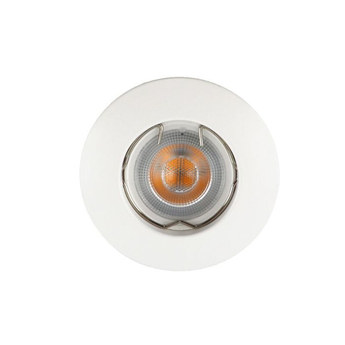 Weiße moderne Mini Einbaustrahler Aluminium, Rosi