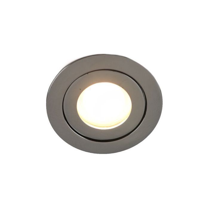 Chrom moderne Badezimmer Einbaustrahler Aluminium, Dorx, IP44