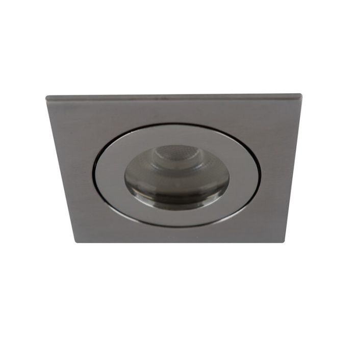 Chrom moderne Badezimmer Einbaustrahler Aluminium, Dorx, IP44