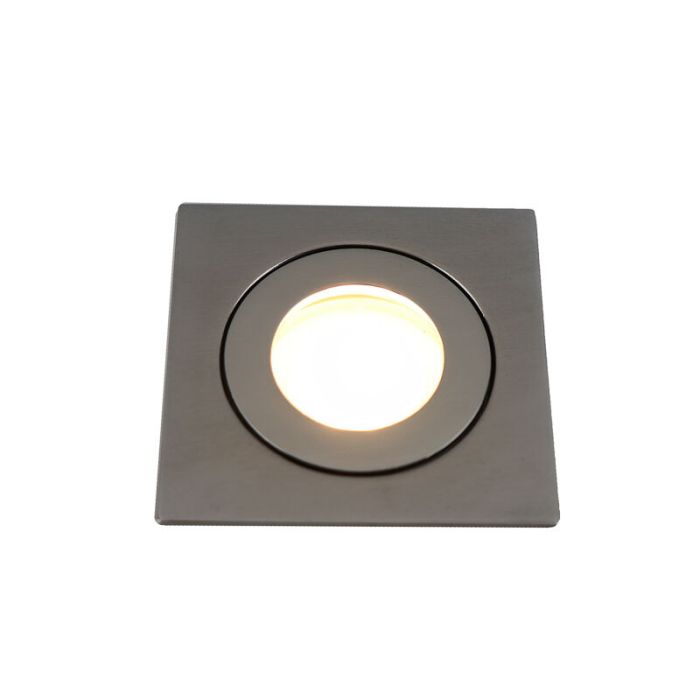 Chrom moderne Badezimmer Einbaustrahler Aluminium, Dorx, IP44
