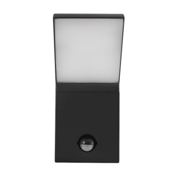 Aluminium Außen Wandleuchte mit Bewegungsmelder Anthrazit, Andor, 12W, 4000K LED, IP54
