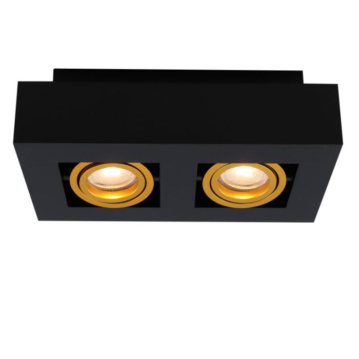 Aluminium Aufbauspot Gold, Noraly