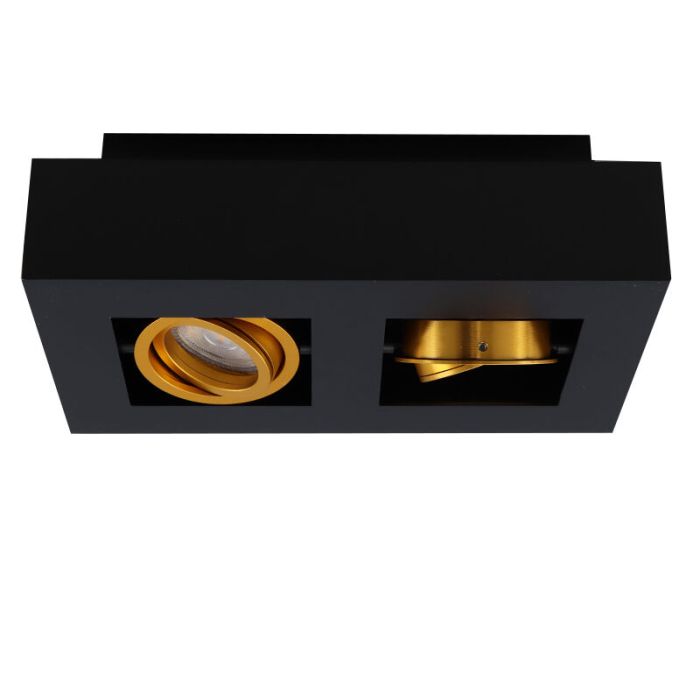 Aluminium Aufbauspot Gold, Noraly