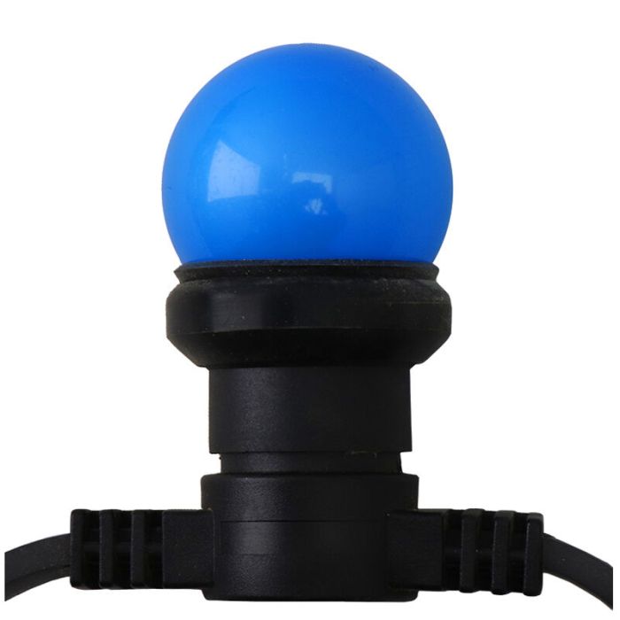 5m Lichterkette mit 5 farbigen Lampen