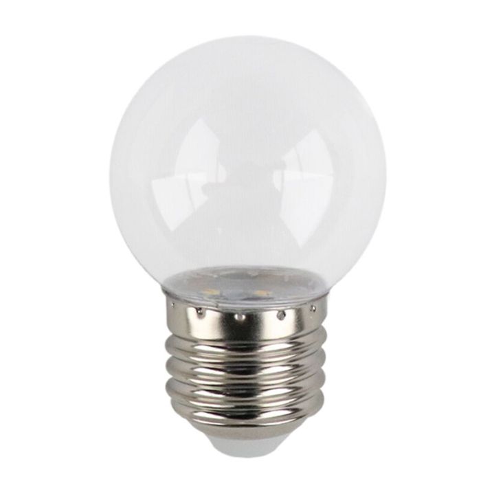 100m Lichterkette mit 100 transparenten Lampen