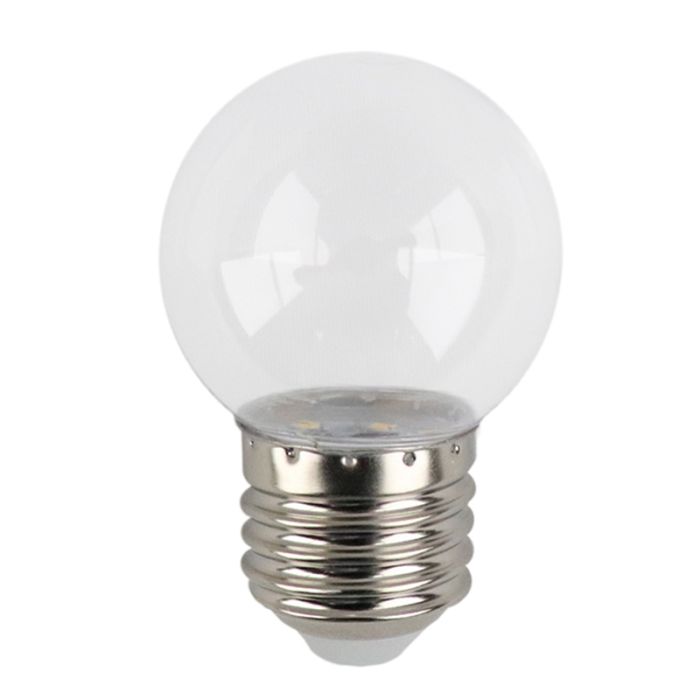 15m Lichterkette mit 30 transparenten Lampen