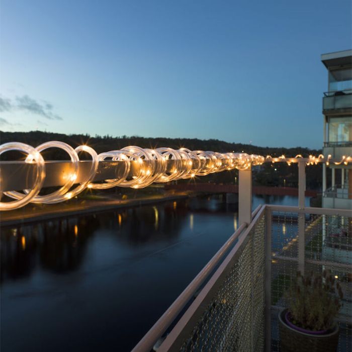 50 Meter LED Lichtschlauch, Warmweiß (3000K), IP65