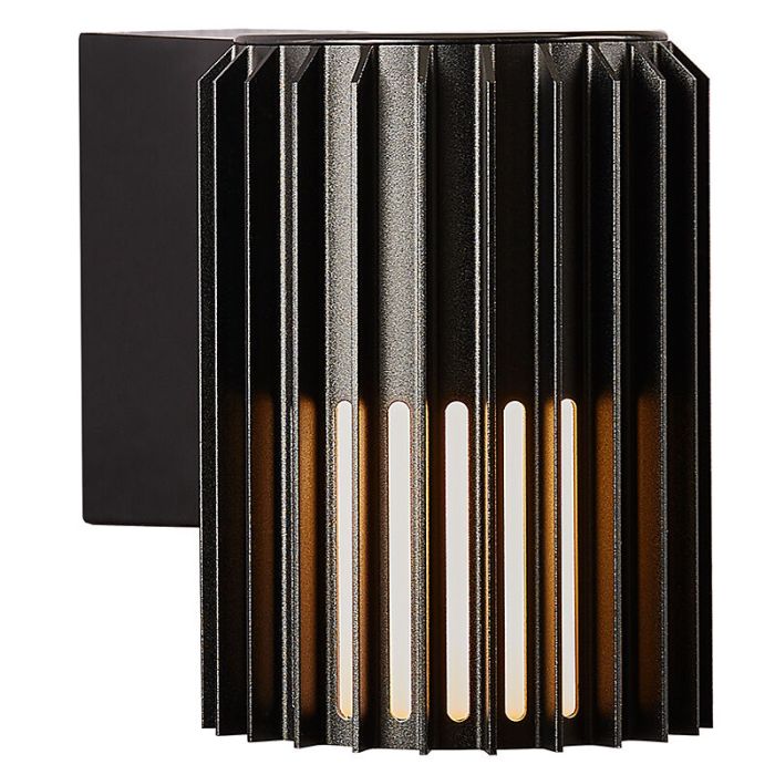 Schwarze Außenleuchte Design, Aludra, IP54
