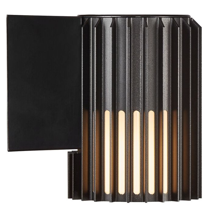 Schwarze Außenleuchte Design, Aludra, IP54