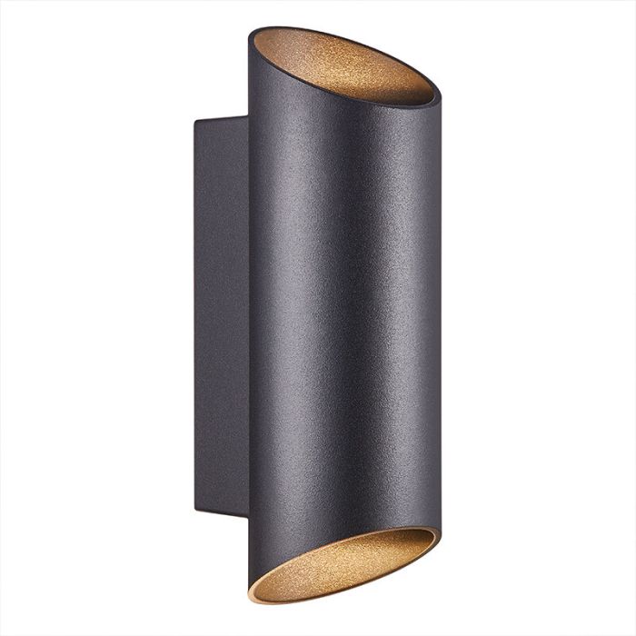 Schwarze Außenleuchte Modern, Nico, IP54