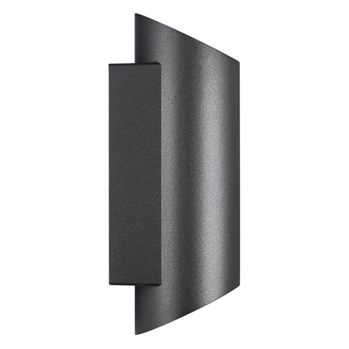 Schwarze Außenleuchte Modern, Nico, IP54