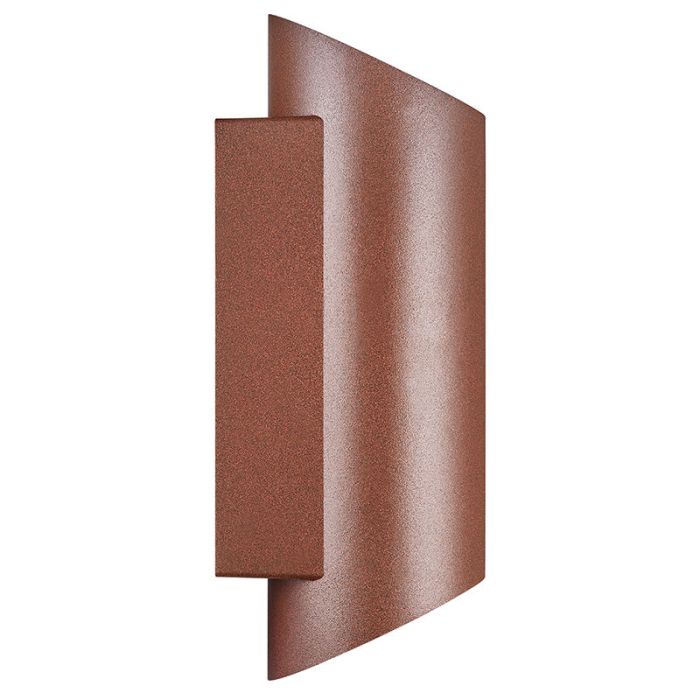 Rostfarbene Außenleuchte Modern, Nico, IP54