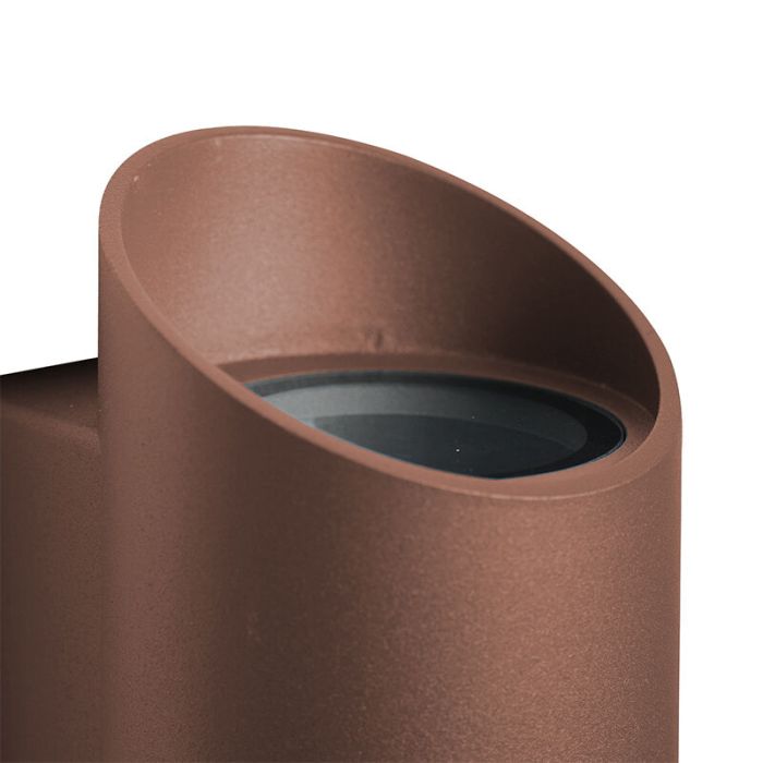 Rostfarbene Außenleuchte Modern, Nico, IP54