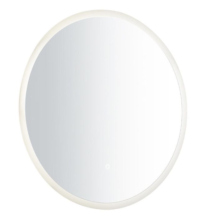 Graue Spiegel mit Beleuchtung Modern, Dovina, 20W, 4000K LED, IP44, mit Schalter