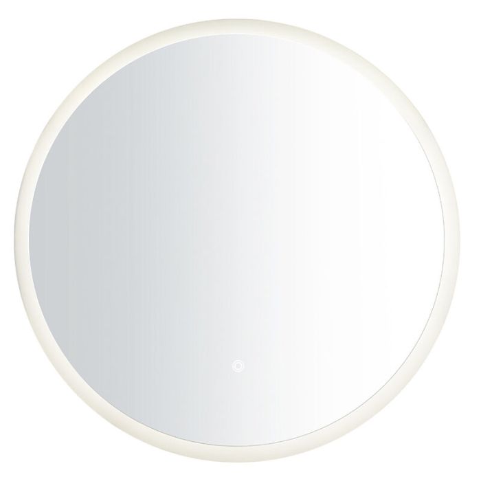 Graue Spiegel mit Beleuchtung Modern, Dovina, 20W, 4000K LED, IP44, mit Schalter