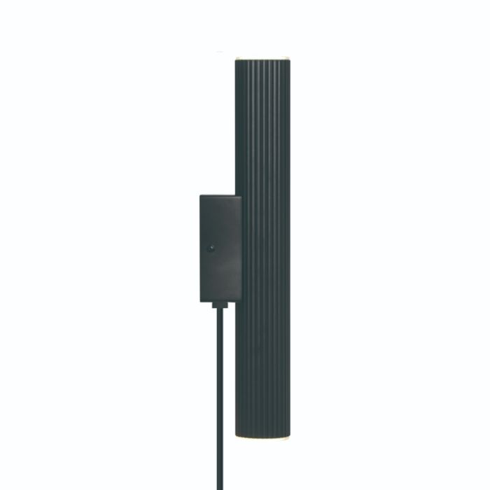 Schwarze Up down Wandleuchte Modern, Vico, mit Schalter