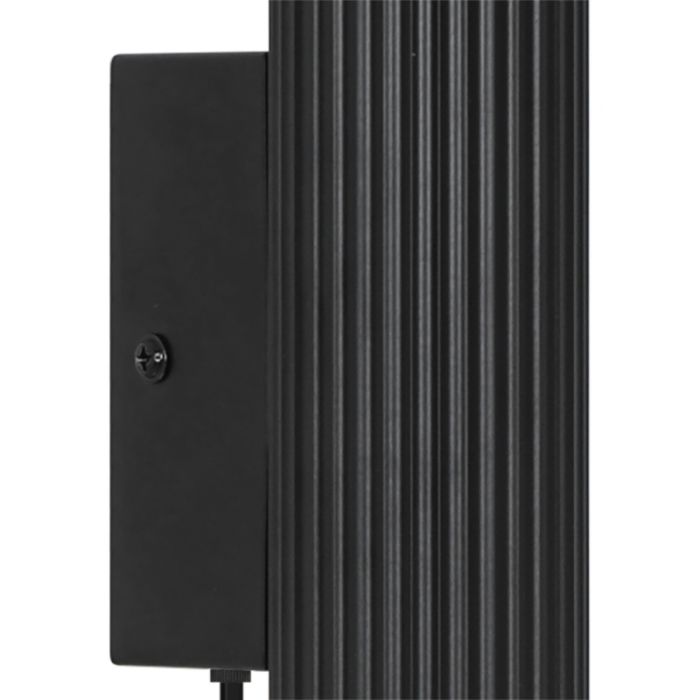 Schwarze Up down Wandleuchte Modern, Vico, mit Schalter