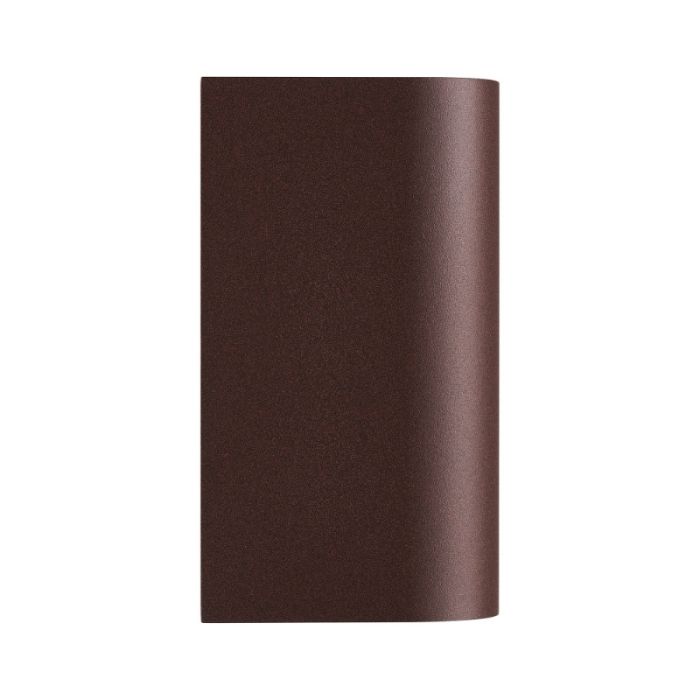 Rostfarbene Up down Wandleuchte Modern, Dion, IP44