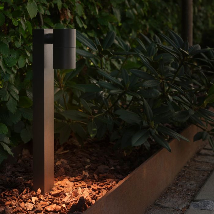 Schwarze Außenleuchte Modern, Tin, IP44