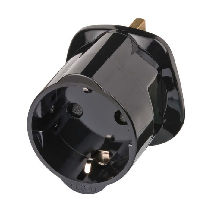 Reisestecker EU auf Typ G Stecker