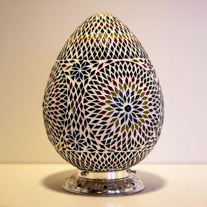 Mehrfarbige Mosaik Tischleuchte Orientalisch, Lara