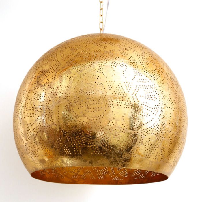 Goldene Pendelleuchte Orientalisch, Alyssa