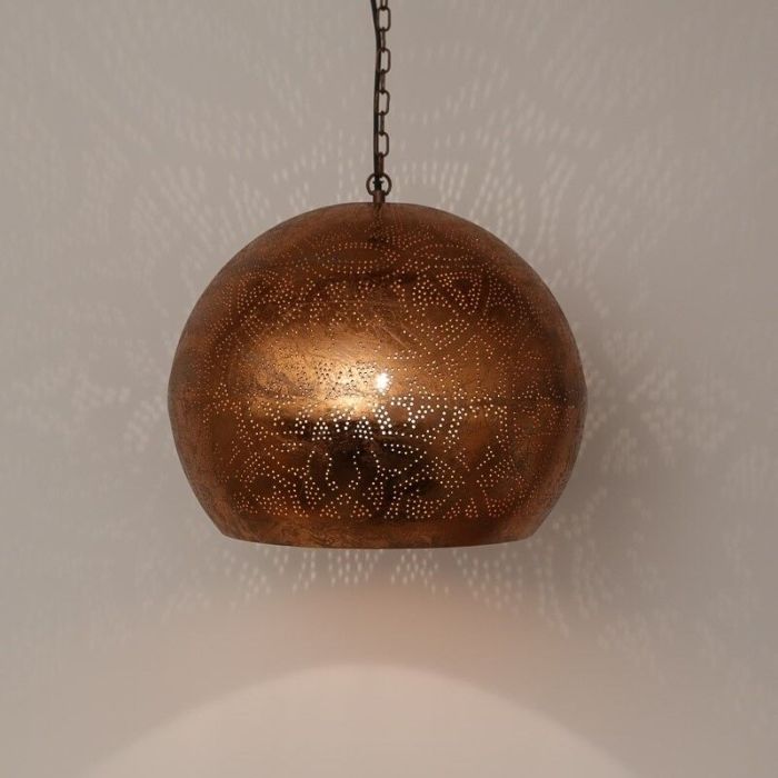 Kupfer Pendelleuchte Orientalisch, Kenza