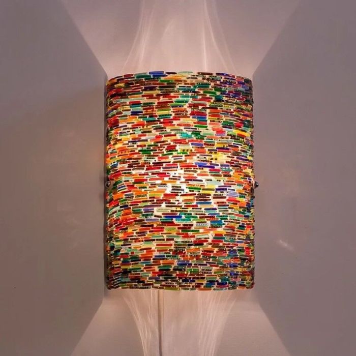 Mehrfarbige Mosaik wandleuchte Orientalisch, Mahdia