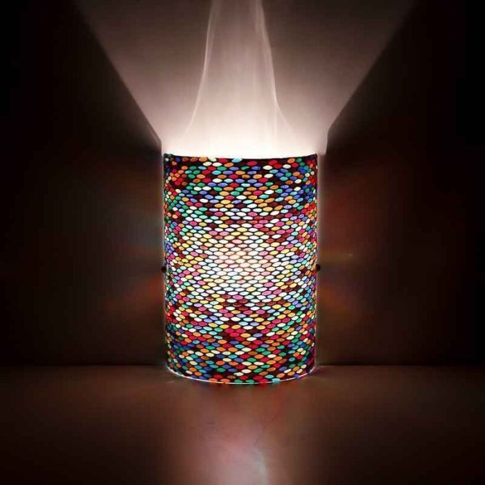 Mehrfarbige Mosaik wandleuchte Orientalisch, Mahdia