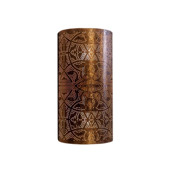 Kupfer Wandleuchte Orientalisch, Israe