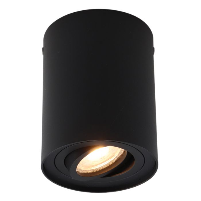 Moderne Aufbauspot Schwarz, Onno