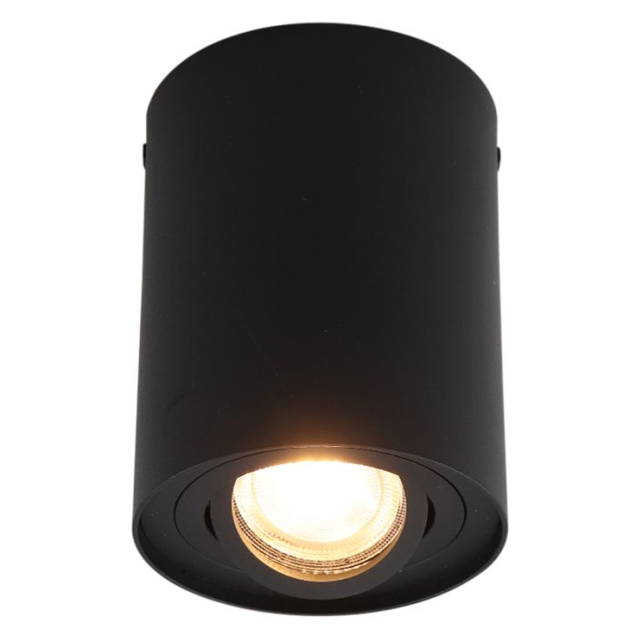 Moderne Aufbauspot Schwarz, Onno