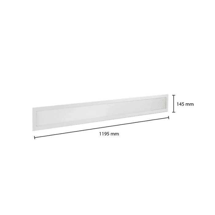 LED Panel 120x25 - 110 lm/W - UGR<22 - Einstellbares Weiß - Side-lit