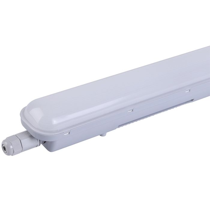 Weiße LED Werkstatt Deckenleuchte, Tribun, 50W, 6000K LED, IP65