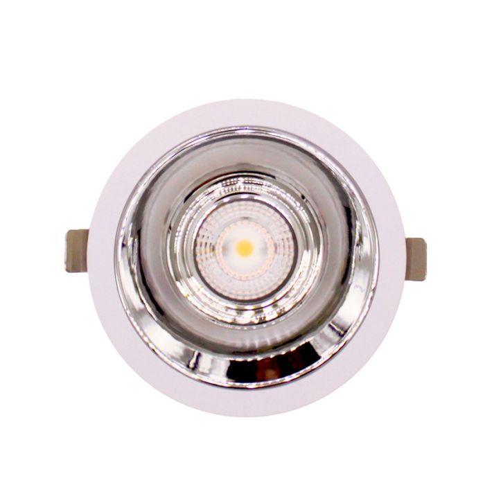Weiße Downlight Aluminium, Maud, 16W, White Switch LED, IP22