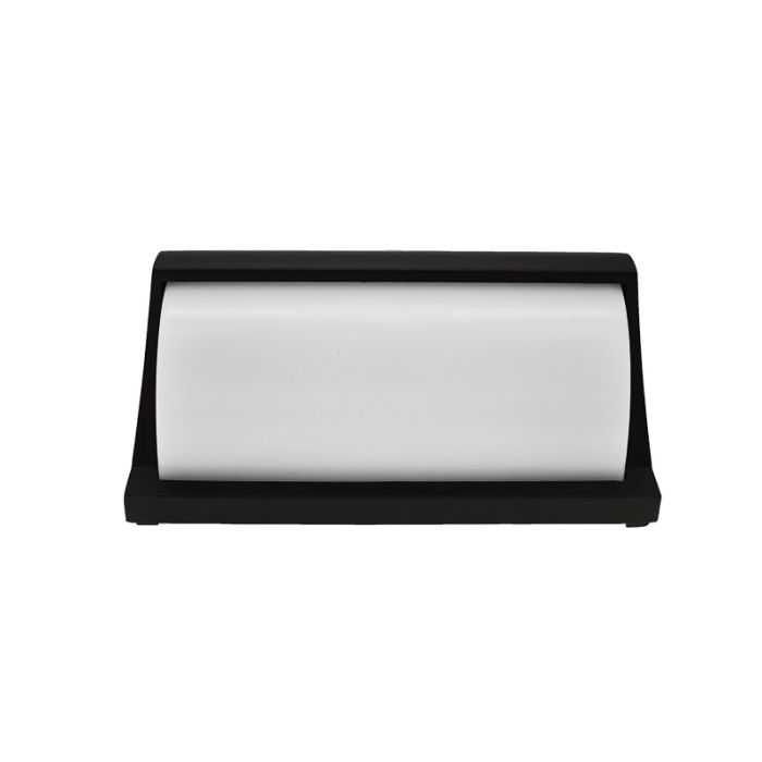 Schwarze Außenleuchte Aluminium, Rajko, 12W, 3000K LED, IP54