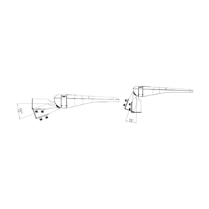 LED Straßenbeleuchtung Vienna, 100 Watt, 5700K, 2 Jahre Garantie