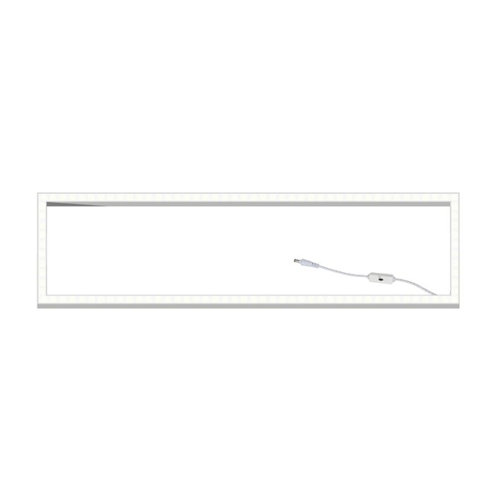 LED-Rahmen für abgehängte Decke 30 x 120 cm - weißer Schalter - 32 W - 3173 lm - UGR <23