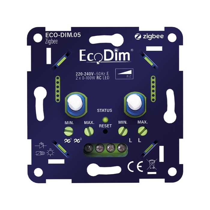 Zigbee Doppel-LED-Dimmer 0-100W