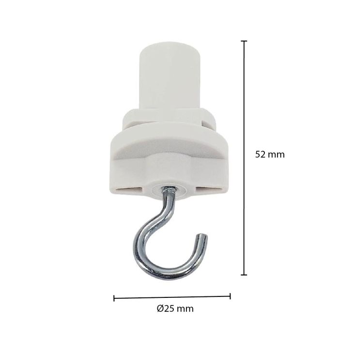3-Phasen-Adapter mit Haken, weiß, Pro