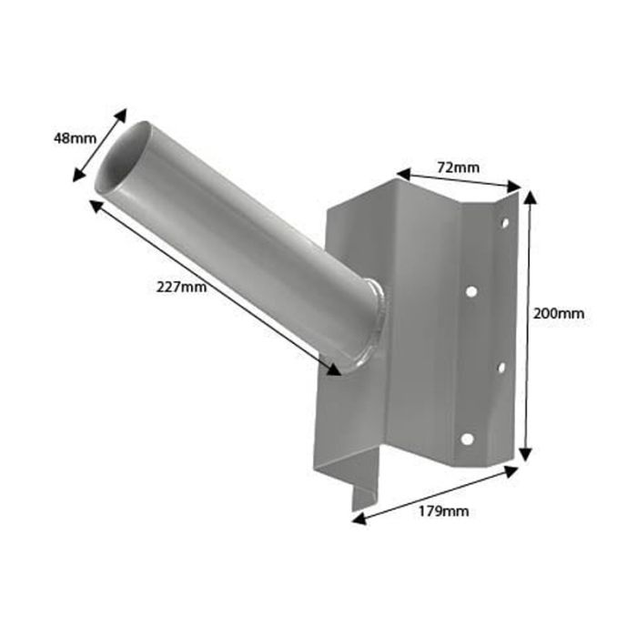 Wandausleger für Straßenbeleuchtung 48 mm