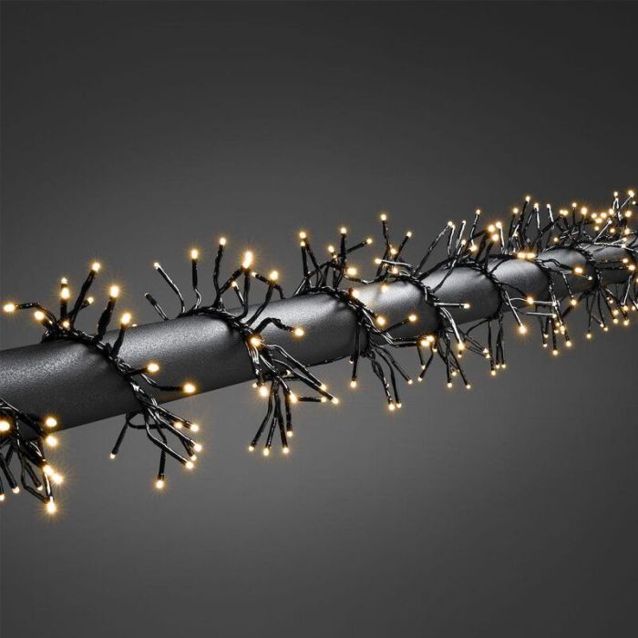 4,3 m Clusterbeleuchtung, 576 warmweiße LEDs, 8 Positionen!