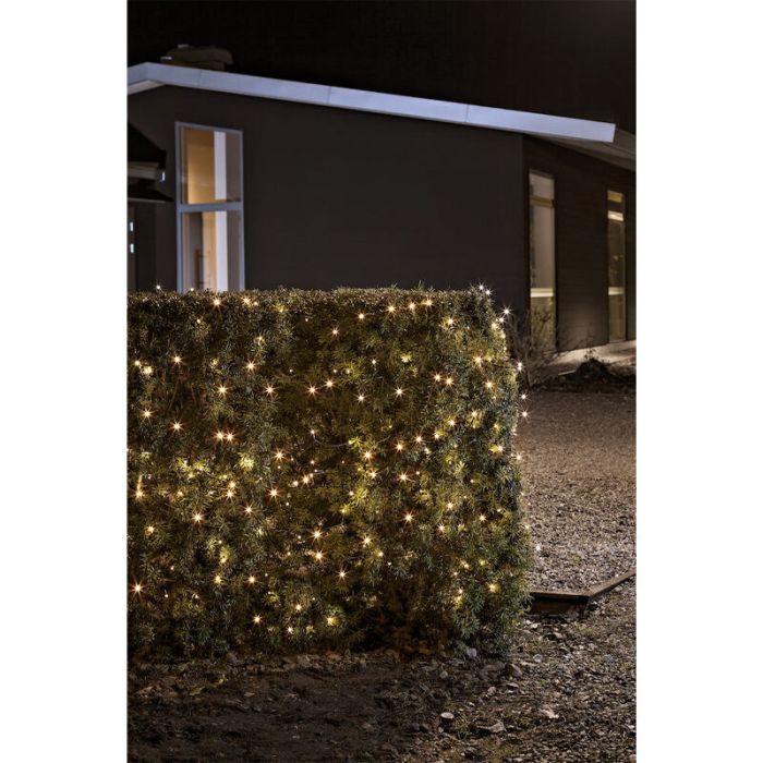 6m LED Weihnachtslichter draußen, 80 warmweiße Lichter