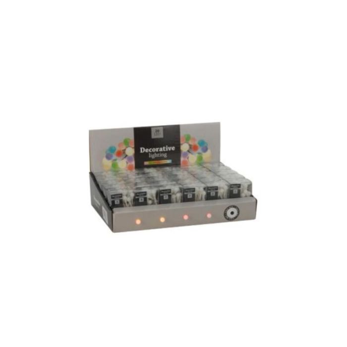 2m LED-Kugellicht an Batterie, 20 farbige Lichter