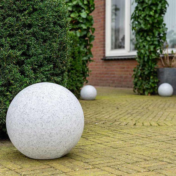Graue moderne Außenstrahler Kunststoff, Stonie, 4,5W, 2700K LED, IP65