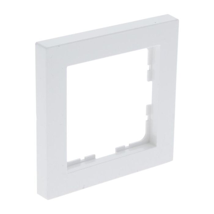 Q-Link S-Line Abdeckrahmen 1-fach, Polarweiß