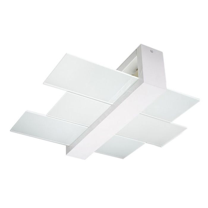 Glas Deckenleuchte Weiß, Fouzia