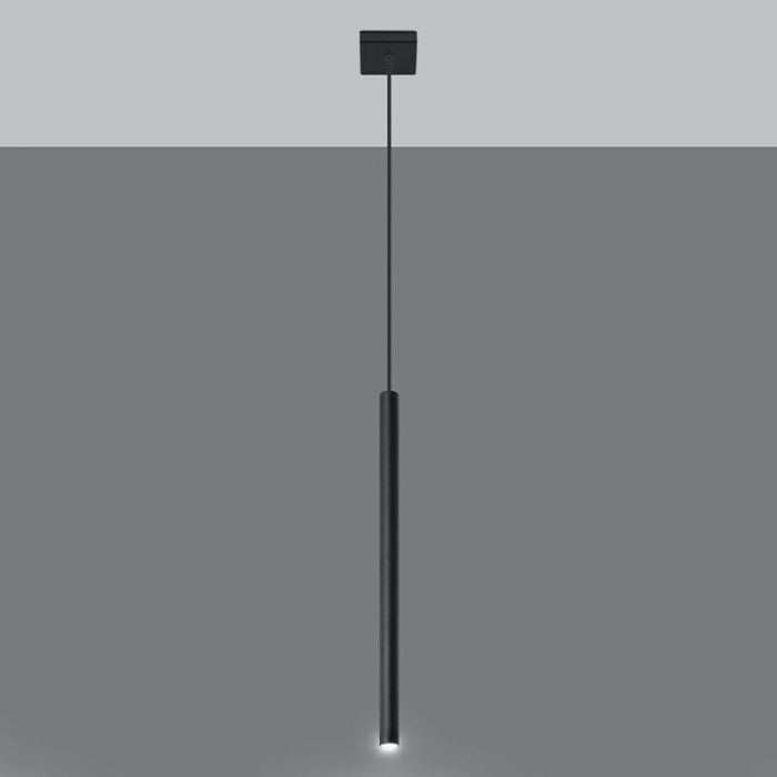 Aluminium Pendelleuchte Schwarz, Hillary